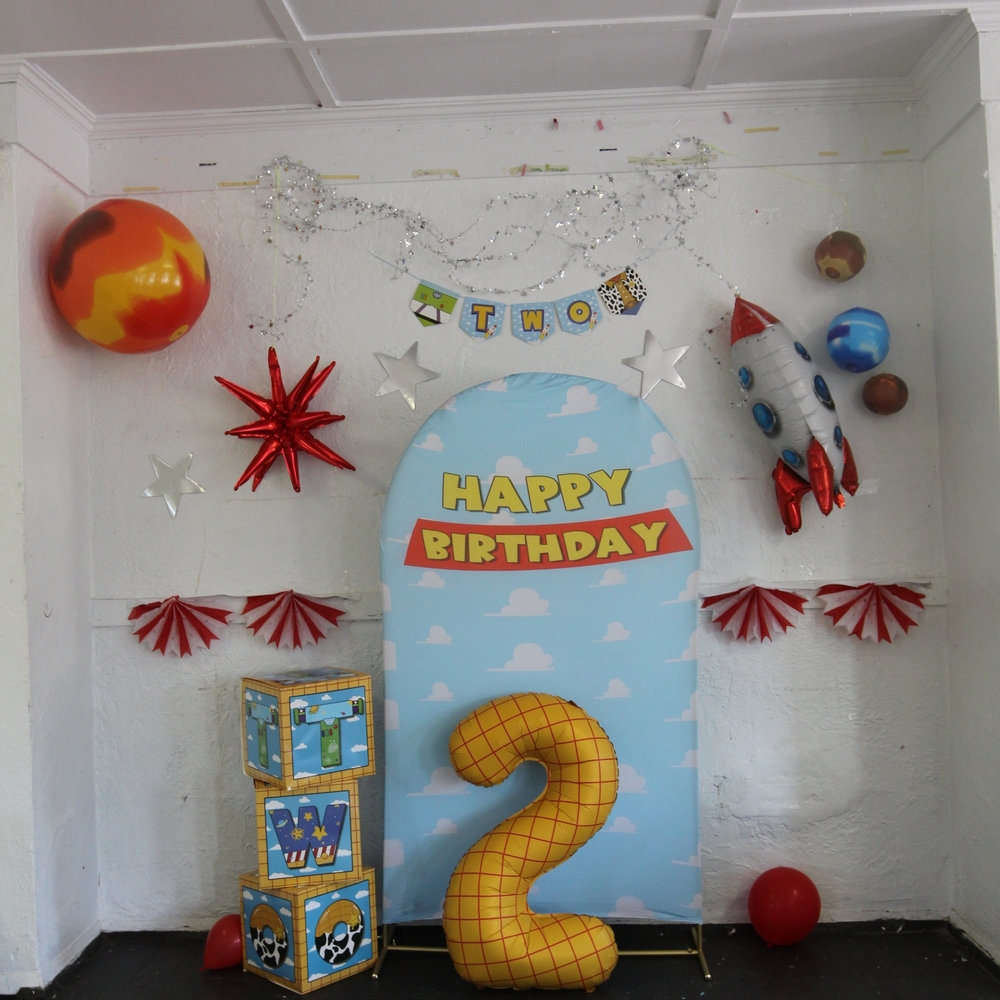 Toy Story Themed Party Supplies Set - Blue and Yellow